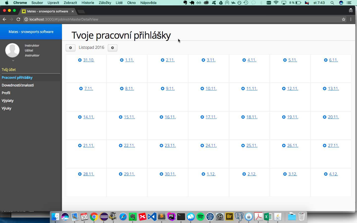 Mates pro instruktory